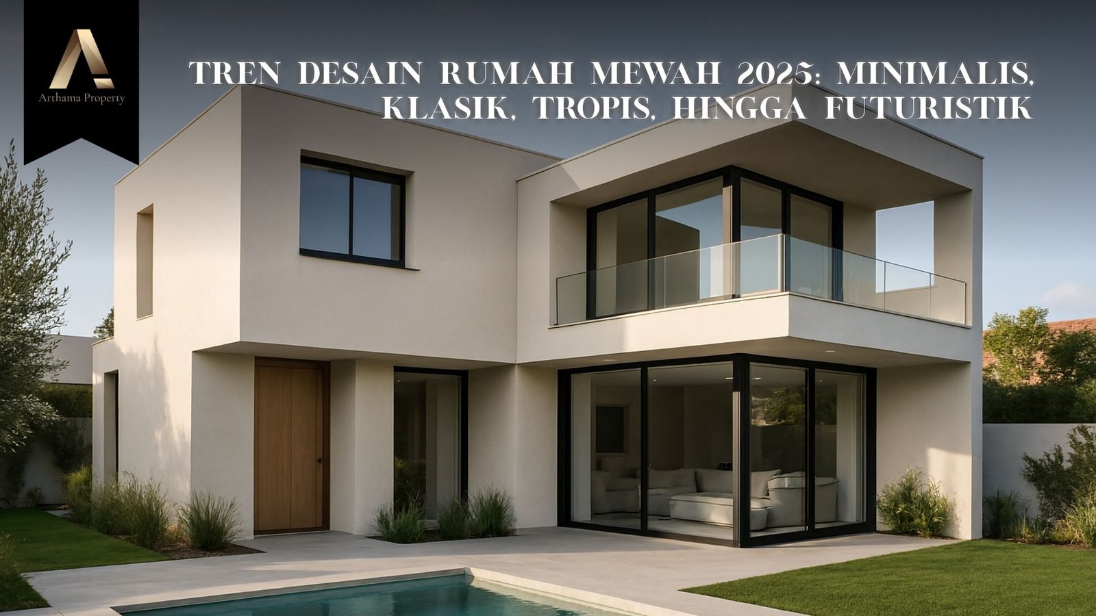 Tren Desain Rumah Mewah 2025: Minimalis, Klasik, Tropis, hingga Futuristik