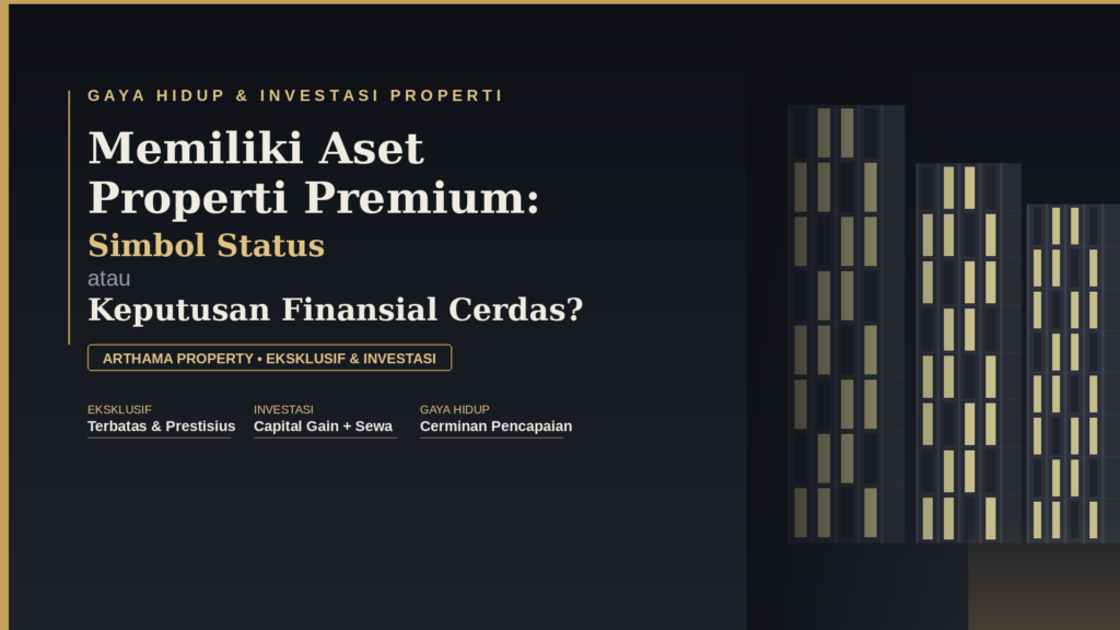 Aset properti premium sebagai simbol status dan keputusan investasi cerdas